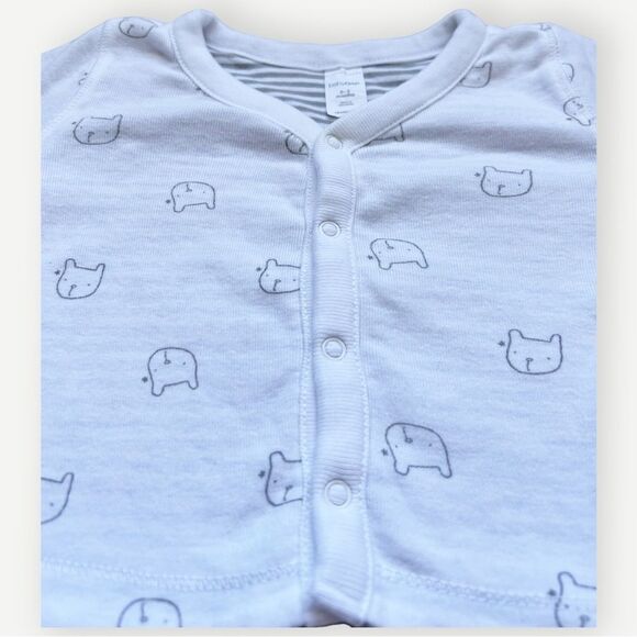 Baby Gap Reversible Long Sleeve Button Up Cotton Cardigan Sweater. 0-3 Months. - Picture 2 of 7